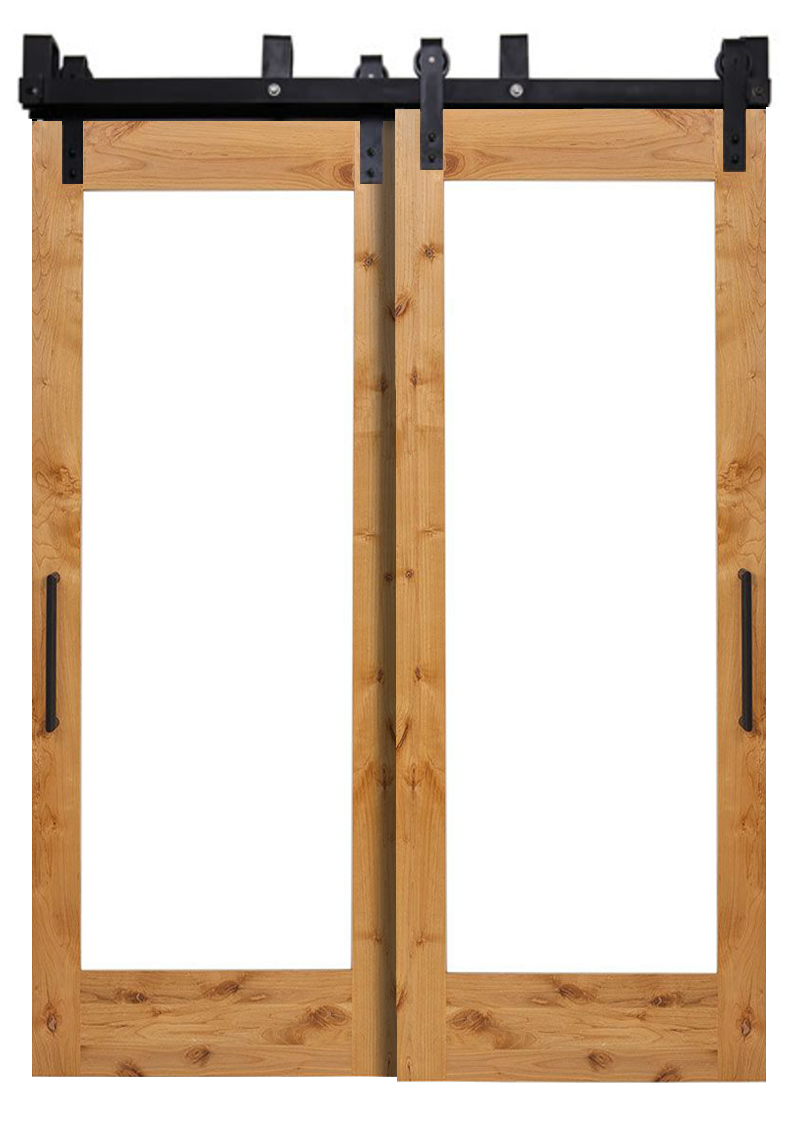 Pearce Bypassing Barn Doors Rustica